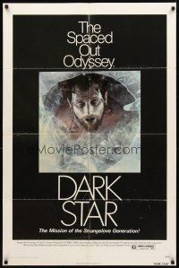 3t283 DARK STAR 1sh '75 John Carpenter & Dan O'Bannon, the spaced out odyssey!