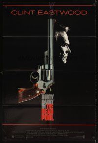 3t294 DEAD POOL 1sh '88 Clint Eastwood as tough cop Dirty Harry, cool smoking gun image!