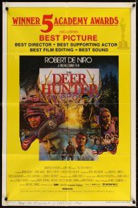 3t310 DEER HUNTER awards 1sh '78 directed by Michael Cimino, Robert De Niro, Christopher Walken!