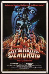 3t317 DEMONOID 1sh '81 art of sexy half-naked girls with demon by Jim Passey!