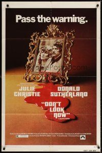 3t345 DON'T LOOK NOW 1sh '73 Nicolas Roeg directed, Julie Christie, Donald Sutherland