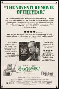 3t376 EMERALD FOREST 1sh '85 directed by John Boorman, Powers Boothe, based on a true story!