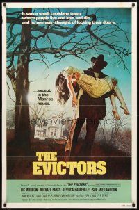 3t395 EVICTORS 1sh '79 Vic Morrow, directed by Charles B. Pierce, wild Drew Struzan art!