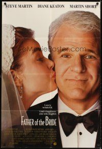 3t415 FATHER OF THE BRIDE int'l DS 1sh '91 great image of worried father Steve Martin