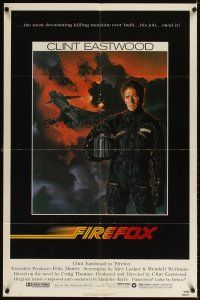 3t424 FIREFOX 1sh '82 cool Charles deMar art of killing machine, Clint Eastwood!