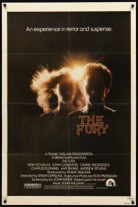 3t454 FURY 1sh '78 Brian De Palma, Kirk Douglas, an experience in terror & suspense!