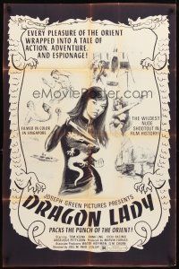 3t457 G.I. EXECUTIONER 1sh R70s Troma, Dragon Lady, wildest nude shootout in film history!