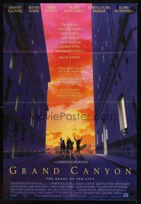 3t484 GRAND CANYON int'l DS 1sh '91 Danny Glover, Kevin Kline, Steve Martin, Mary McDonnell
