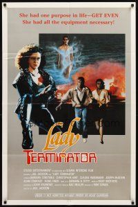 3t610 LADY TERMINATOR int'l 1sh '88 action art of Barbara Anne Constable & Christopher Hart!