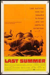 3t619 LAST SUMMER 1sh '69 Barbara Hershey is too beautiful to forget!