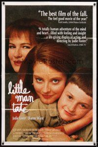 3t633 LITTLE MAN TATE 1sh '91 director/star Jodie Foster, Dianne Wiest, David Hyde Pierce