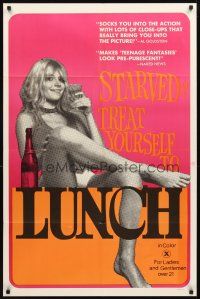 3t648 LUNCH 1sh '73 if you're starved, treat yourself to sexy Velvet Busch for lunch!