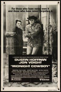 3t664 MIDNIGHT COWBOY 1sh R80 Dustin Hoffman, Jon Voight, John Schlesinger classic!