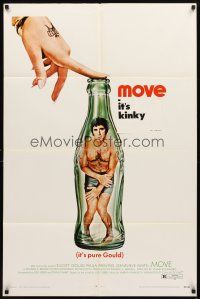 3t679 MOVE 1sh '70 best Elliott Gould in Coke bottle art, it's got a lot to give & it's kinky!