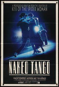 3t688 NAKED TANGO blue style 1sh '91 Vincent D'Onofrio, Mathilda May, cool image!