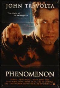 3t750 PHENOMENON int'l DS 1sh '96 John Travolta, Kyra Sedgwick & Robert Duvall!
