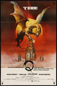3t775 Q 1sh '82 great Boris Vallejo fantasy artwork of the winged serpent Quetzalcoatl!
