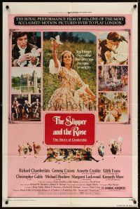 3t843 SLIPPER & THE ROSE 1sh '76 Richard Chamberlain, Gemma Craven as Cinderella!