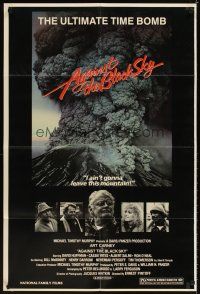 3t855 ST. HELENS 1sh '81 Art Carney ain't gonna leave the mountain, cool image of eruption!