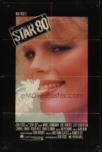 3t856 STAR 80 1sh '83 super close up of sexy Mariel Hemingway as Dorothy Stratten, Bob Fosse!
