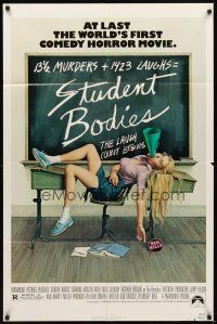 3t872 STUDENT BODIES 1sh '81 sex kills, gruesome Morgan Kane high school horror art!