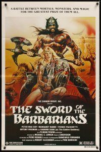 3t887 SWORD OF THE BARBARIANS 1sh '83 a battle between mortals, monsters, and magic!