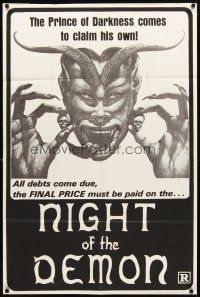 3t940 TOUCH OF MELISSA 1sh R80 sex w/ the Devil, a story of exorcism, Night of the Demon