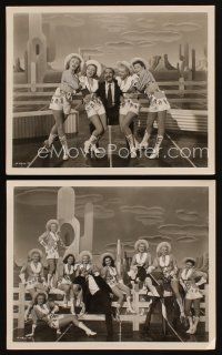 3w540 COPACABANA 2 8x10 stills '47 wonderful images of Groucho Marx with sexy cowgirls!