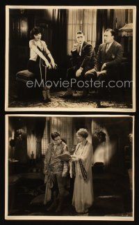 3w590 PERFECT FLAPPER 2 8x10 stills '24 Syd Chaplin, pretty Colleen Moore, Frank Mayo!