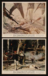 3w984 LORD JIM 2 color 8x10 stills '65 great images of Peter O'Toole in the title role!