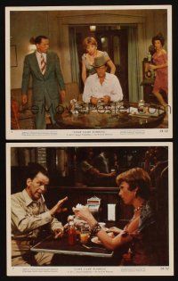 3w994 SOME CAME RUNNING 2 color 8x10 stills '59 Frank Sinatra, Dean Martin, Shirley MacLaine