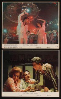3w992 SATURDAY NIGHT FEVER 2 8x10 mini LCs '77 great images of disco dancer John Travolta!