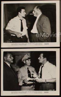 3w444 BIG COMBO 3 8x10 stills '55 Cornel Wilde, Richard Conte, classic film noir!