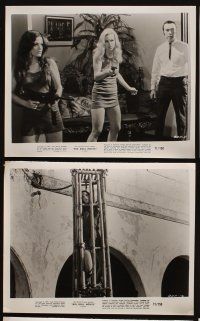 3w262 BIG DOLL HOUSE 6 8x10 stills '71 Pam Grier, images of sexy prison girls with guns!