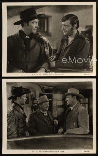 3w445 BILLY THE KID 3 8x10 stills '41 Robert Taylor as the most notorious outlaw in the West!