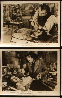 3w143 BLOOD OF THE VAMPIRE 8 8x10 stills '58 Donald Wolfit, Barbara Shelley, Universal horror!