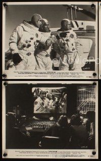 3w448 CAPRICORN ONE 3 8x10 stills '78 astronauts Elliott Gould, O.J. Simpson & James Brolin!