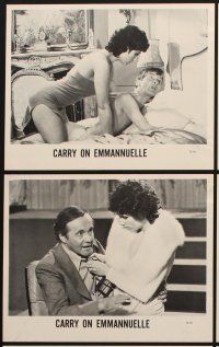 3w265 CARRY ON EMMANNUELLE 6 8x10 stills '78 Suzanne Danielle, Gerald Thomas English comedy