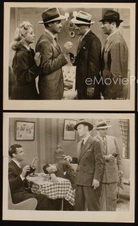 3w452 CRIME INC. 3 8x10 stills '45 Tom Neal, the book that aroused the wrath of the nation!