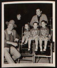 3w225 EL DORADO 7 8x10 stills '66 includes cool candids of John Wayne with kids + 3sh poster image!