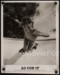 3w560 GO FOR IT 2 8x10 stills '76 really cool close up skateboarding images!