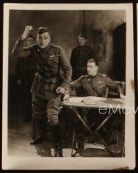 3w461 HARD BOILED HAGGERTY 3 8x10 stills '27 great images of Milton Sills as World War I soldier!
