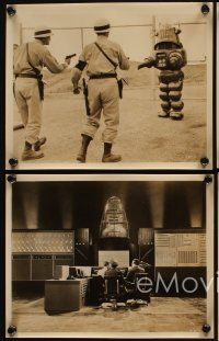 3w392 INVISIBLE BOY 4 8x10 stills '57 Richard Eyer, includes a great image of Robby the Robot!