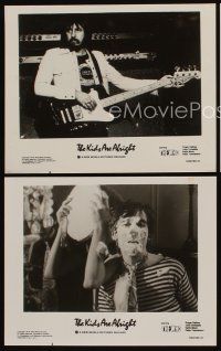 3w467 KIDS ARE ALRIGHT 3 8x10 stills '79 Jeff Stein, Roger Daltrey, Townshend, The Who, rock & roll!