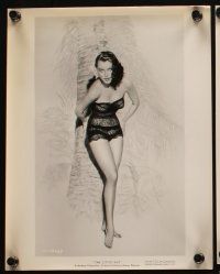 3w238 LITTLE HUT 7 8x10 stills '57 sexy tropical Ava Gardner, Stewart Granger + cool art image!