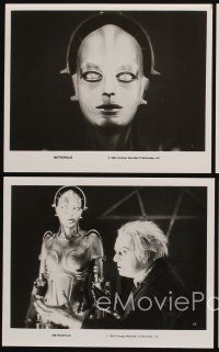 3w403 METROPOLIS 4 8x10 stills R84 Fritz Lang classic, great images of robot Brigitte Hem!