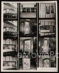 3w479 MY FAIR LADY 3 8x10 contact sheets R71 theater fronts & posters from NY & LA opening nights!