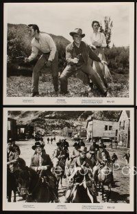 3w415 RUN FOR COVER 4 8x10 stills R61 James Cagney, Lindfors, John Derek, Nicholas Ray, Colorado!