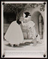 3w354 SNOW WHITE & THE SEVEN DWARFS 5 8x10 stills R87 Walt Disney animated cartoon fantasy classic!