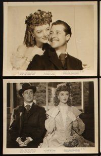 3w201 SO GOES MY LOVE 8 8x10 stills '46 beautiful of Myrna Loy & Don Ameche in period costumes!